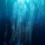 Underwater - photography of blue water