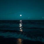 Night Sea - body of water during night time