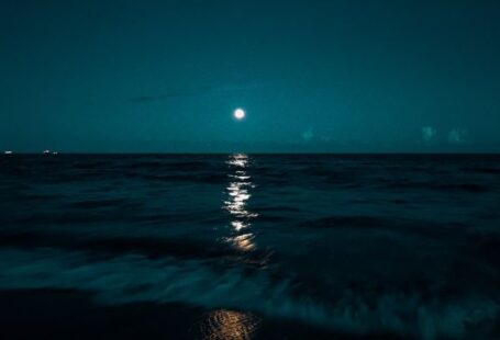 Night Sea - body of water during night time