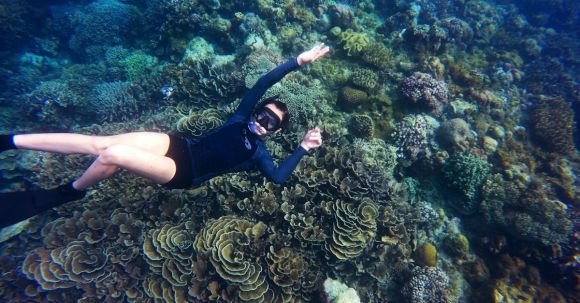 Snorkeling - Underwater Photography Of Person