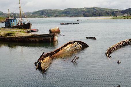 Shipwrecks - Shipwrecks on Sea Shore