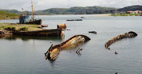 Shipwrecks - Shipwrecks on Sea Shore