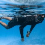 Snorkeling - Man Snorkeling in Sea