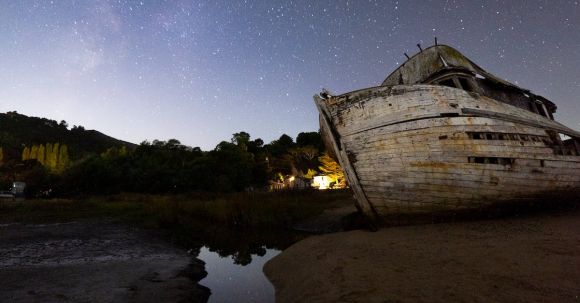 Sunken Ship - Photo of Shipwreck