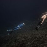 Scuba Diving - Two Scuba Divers Underwater