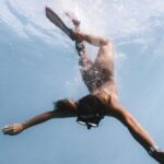 Diving Fins - Woman Diving with Fins