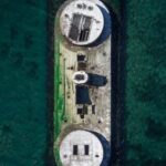 Sunken Ship - Aerial Photography of Boat in Water