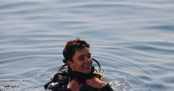 Scuba Diving - Photo of Man Smiling