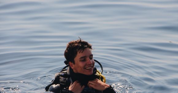 Scuba Diving - Photo of Man Smiling