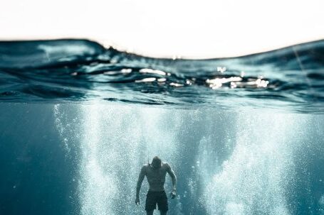 Underwater - Photo of Person Underwater