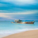 Sunken Ship - Brown Boat on Sea Shore