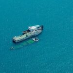Shipwrecks - Aerial Shot of Shipwrecks on Sea
