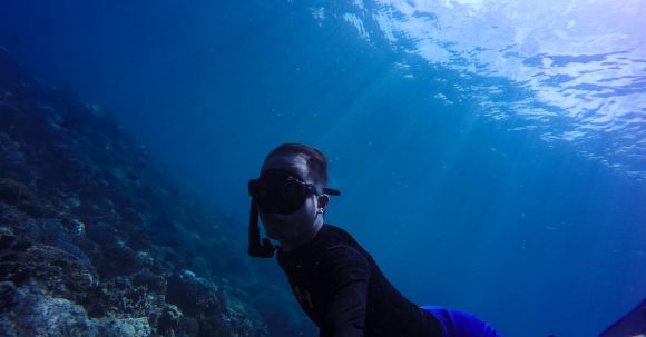 Snorkeling - Snorkeling Man Underwater Photography