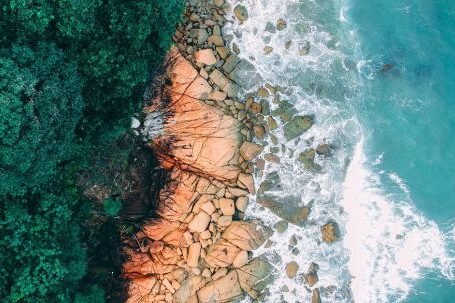 Marine - Aerial Photography of Island