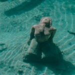 Underwater - Photo of Statue Submerged in Lake