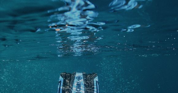 Diving - A Person Underwater Wearing Flippers