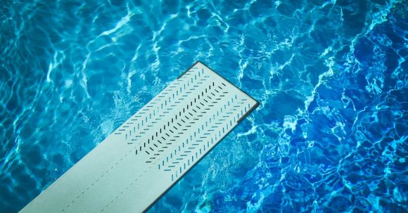 Diving - Free stock photo of blue, diving board, pool