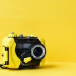 Underwater Camera - Waterproof Camera on Yellow Background