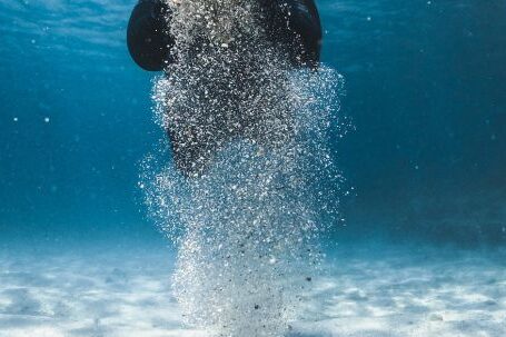 Diving Mask - Man in Mask Diving Underwater