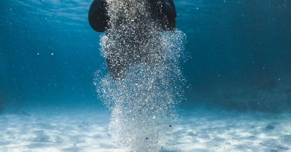 Diving Mask - Man in Mask Diving Underwater