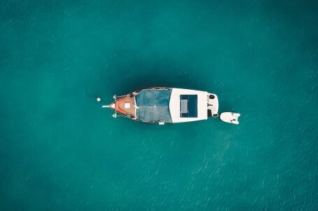 Diving - White and Gray Boat on Body of Water