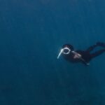 Diving Mask - Underwater Picture of a Man Diving