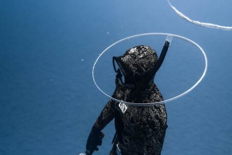 Diving Mask - Diver in Mask under Water